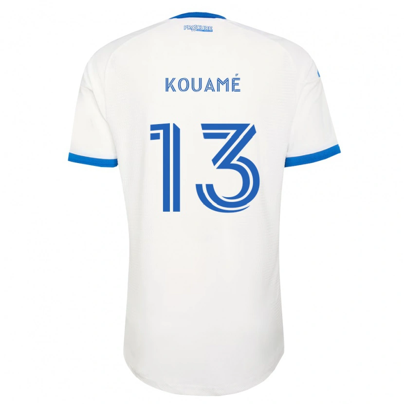 Danxen Kinder Rafael Kouamé #13 Himmelblau Weiß Auswärtstrikot Trikot 2026/27 T-Shirt Österreich