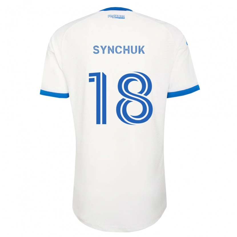 Danxen Kinder Gennadiy Synchuk #18 Himmelblau Weiß Auswärtstrikot Trikot 2026/27 T-Shirt Österreich