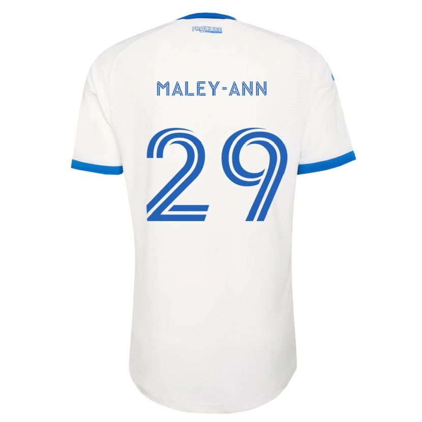 Danxen Kinder Caron Maley-Ann #29 Himmelblau Weiß Auswärtstrikot Trikot 2026/27 T-Shirt Österreich