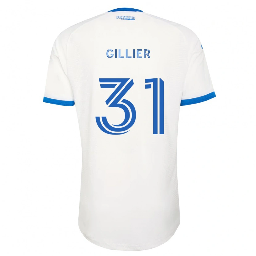 Danxen Kinder Thomas Gillier #31 Himmelblau Weiß Auswärtstrikot Trikot 2026/27 T-Shirt Österreich