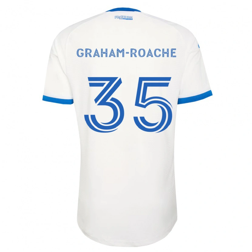 Danxen Kinder Owen Graham-Roache #35 Himmelblau Weiß Auswärtstrikot Trikot 2026/27 T-Shirt Österreich