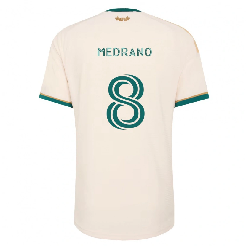 Danxen Kinder Keven Medrano #8 Champagner Grün Auswärtstrikot Trikot 2026/27 T-Shirt Österreich