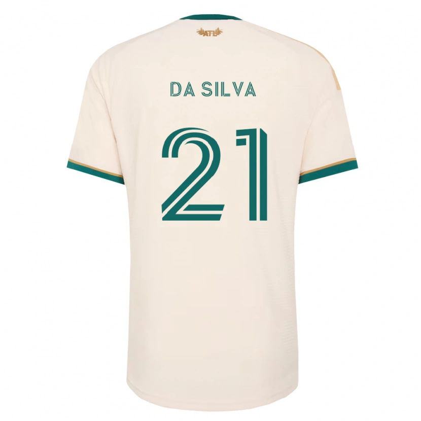 Danxen Kinder Lucas Da Silva #21 Champagner Grün Auswärtstrikot Trikot 2026/27 T-Shirt Österreich