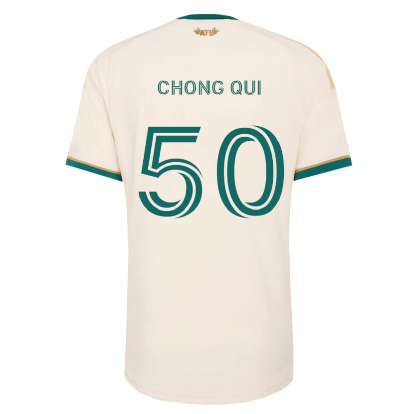 Danxen Kinder Dominik Chong Qui #50 Champagner Grün Auswärtstrikot Trikot 2026/27 T-Shirt Österreich