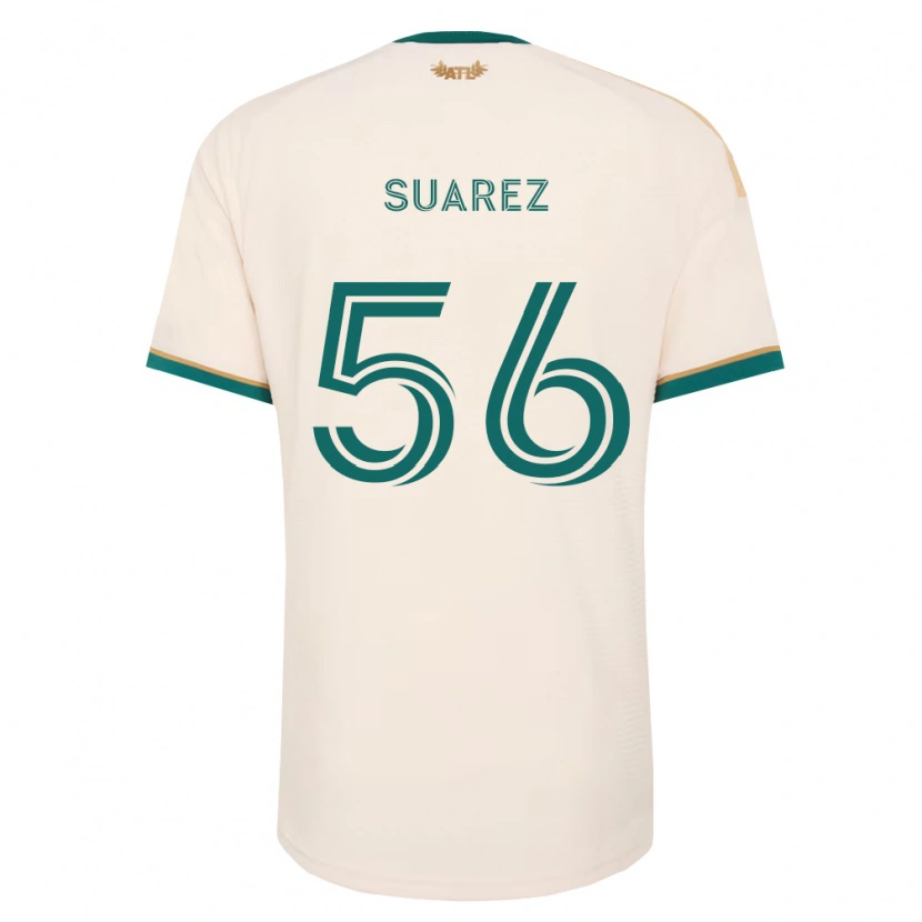 Danxen Kinder Ignacio Suarez #56 Champagner Grün Auswärtstrikot Trikot 2026/27 T-Shirt Österreich