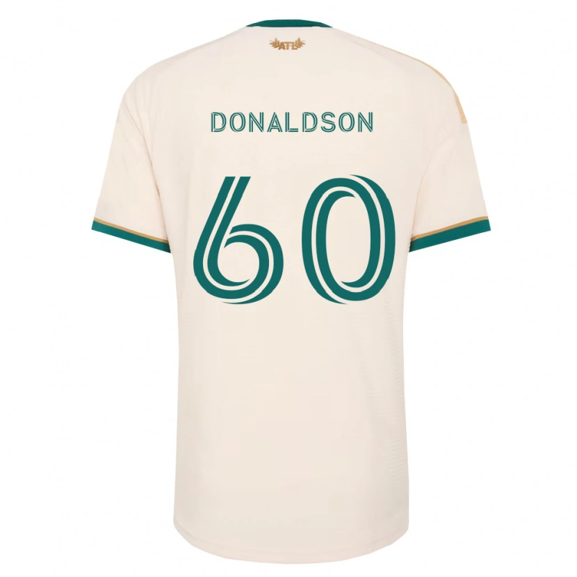 Danxen Kinder James Donaldson #60 Champagner Grün Auswärtstrikot Trikot 2026/27 T-Shirt Österreich