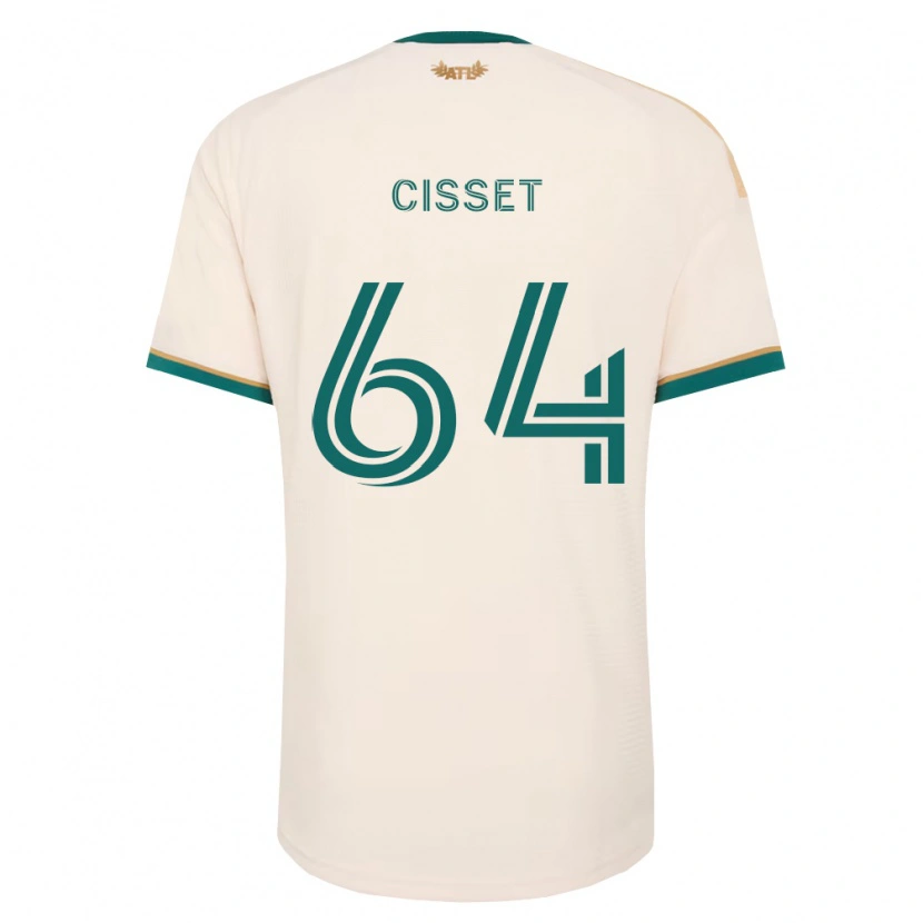 Danxen Kinder Mohamed Cisset #64 Champagner Grün Auswärtstrikot Trikot 2026/27 T-Shirt Österreich
