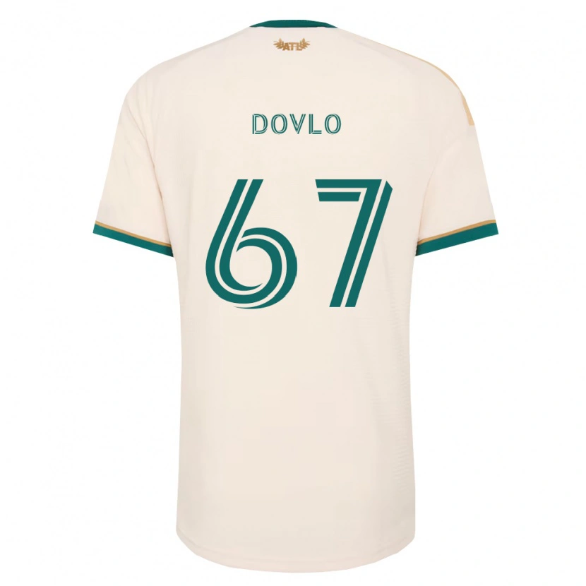 Danxen Kinder Enzo Dovlo #67 Champagner Grün Auswärtstrikot Trikot 2026/27 T-Shirt Österreich