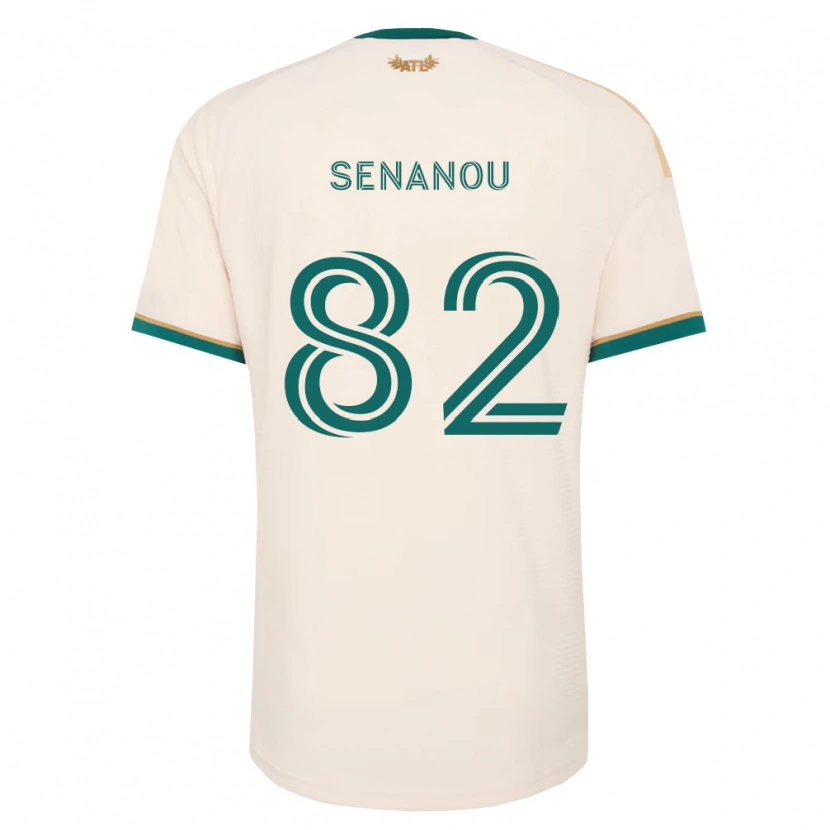 Danxen Kinder Matthew Senanou #82 Champagner Grün Auswärtstrikot Trikot 2026/27 T-Shirt Österreich