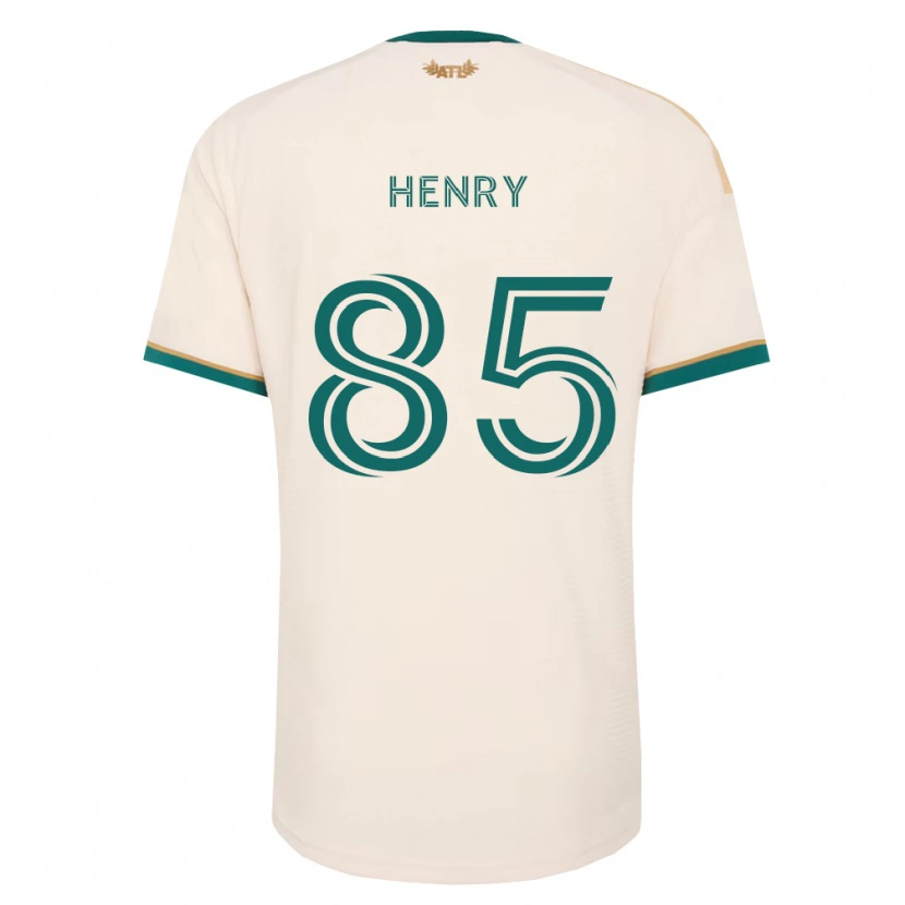 Danxen Kinder Amir Henry #85 Champagner Grün Auswärtstrikot Trikot 2026/27 T-Shirt Österreich