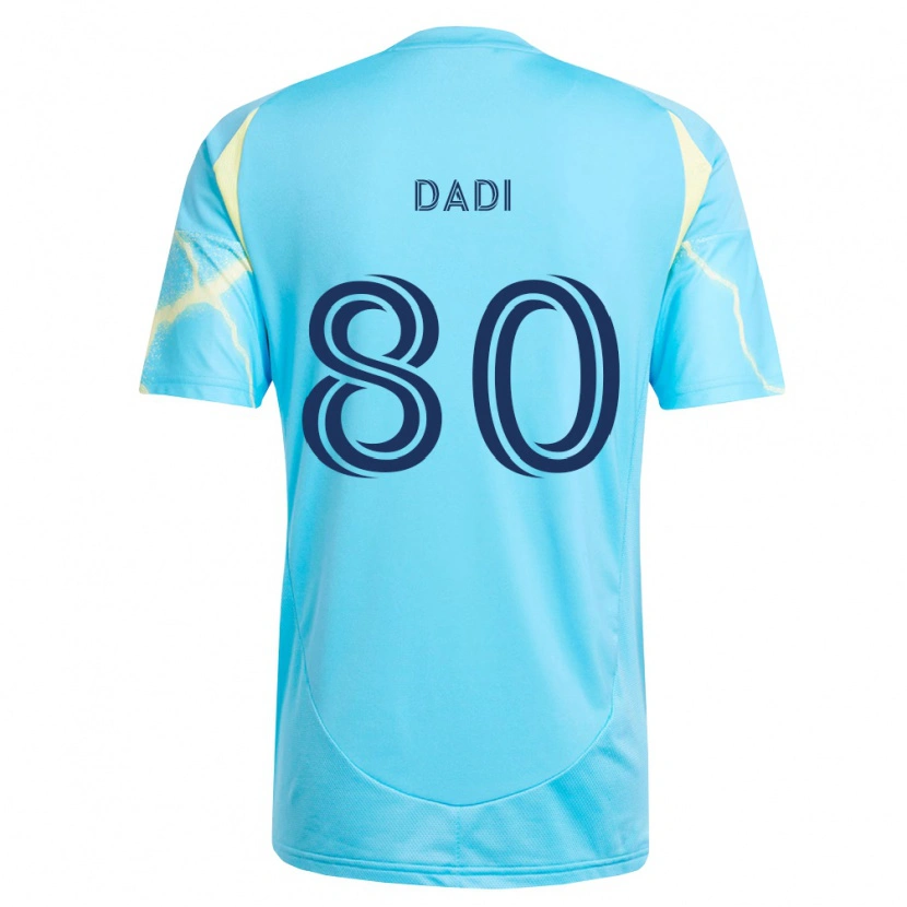 Danxen Kinder Paco Dadi #80 Hellblau Schwarz Hellgelb Auswärtstrikot Trikot 2026/27 T-Shirt Österreich