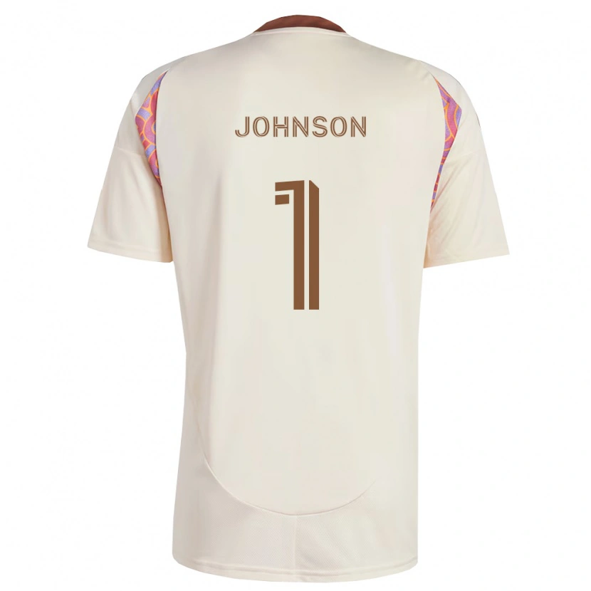 Danxen Kinder Sean Johnson #1 Off-Weiß Pink Auswärtstrikot Trikot 2026/27 T-Shirt Österreich