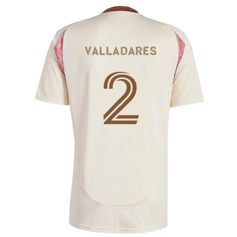 Danxen Kinder Edenilson Valladares #2 Off-Weiß Pink Auswärtstrikot Trikot 2026/27 T-Shirt Österreich