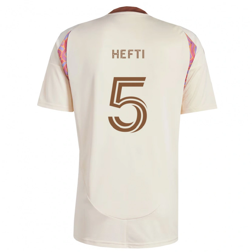 Danxen Kinder Silvan Hefti #5 Off-Weiß Pink Auswärtstrikot Trikot 2026/27 T-Shirt Österreich