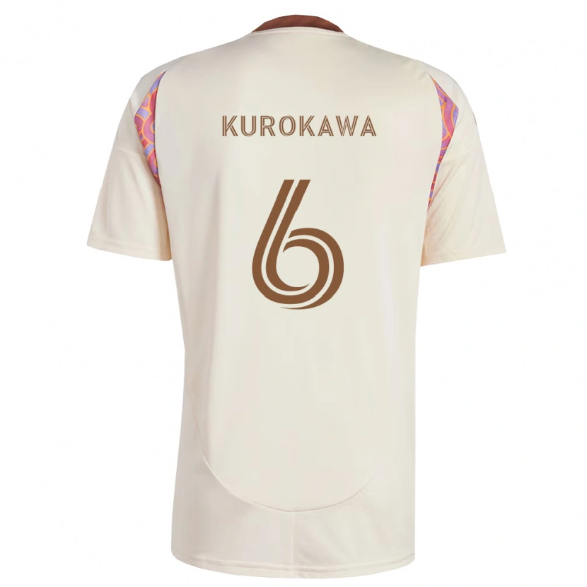 Danxen Kinder Keisuke Kurokawa #6 Off-Weiß Pink Auswärtstrikot Trikot 2026/27 T-Shirt Österreich
