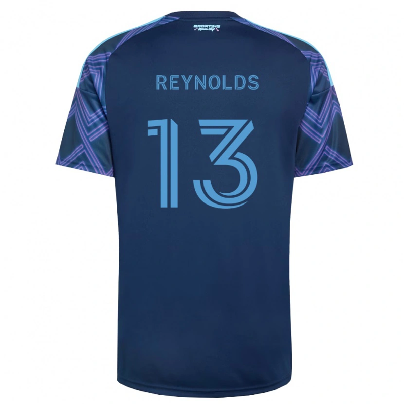 Danxen Kinder Justin Reynolds #13 Königsblau Violett Auswärtstrikot Trikot 2026/27 T-Shirt Österreich