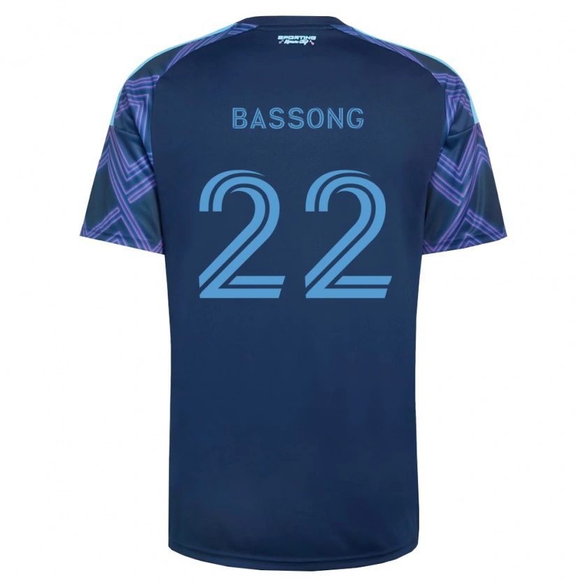 Danxen Kinder Zorhan Bassong #22 Königsblau Violett Auswärtstrikot Trikot 2026/27 T-Shirt Österreich