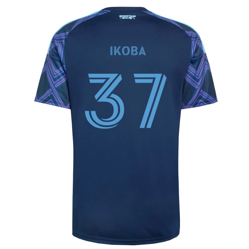 Danxen Kinder Tega Ikoba #37 Königsblau Violett Auswärtstrikot Trikot 2026/27 T-Shirt Österreich