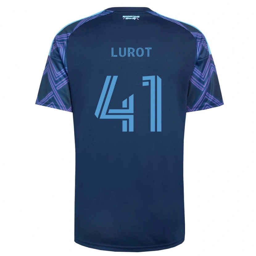 Danxen Kinder Pierre Lurot #41 Königsblau Violett Auswärtstrikot Trikot 2026/27 T-Shirt Österreich