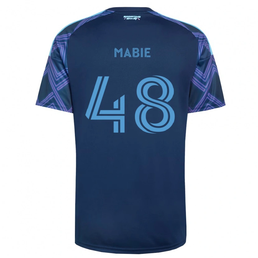 Danxen Kinder Blaine Mabie #48 Königsblau Violett Auswärtstrikot Trikot 2026/27 T-Shirt Österreich