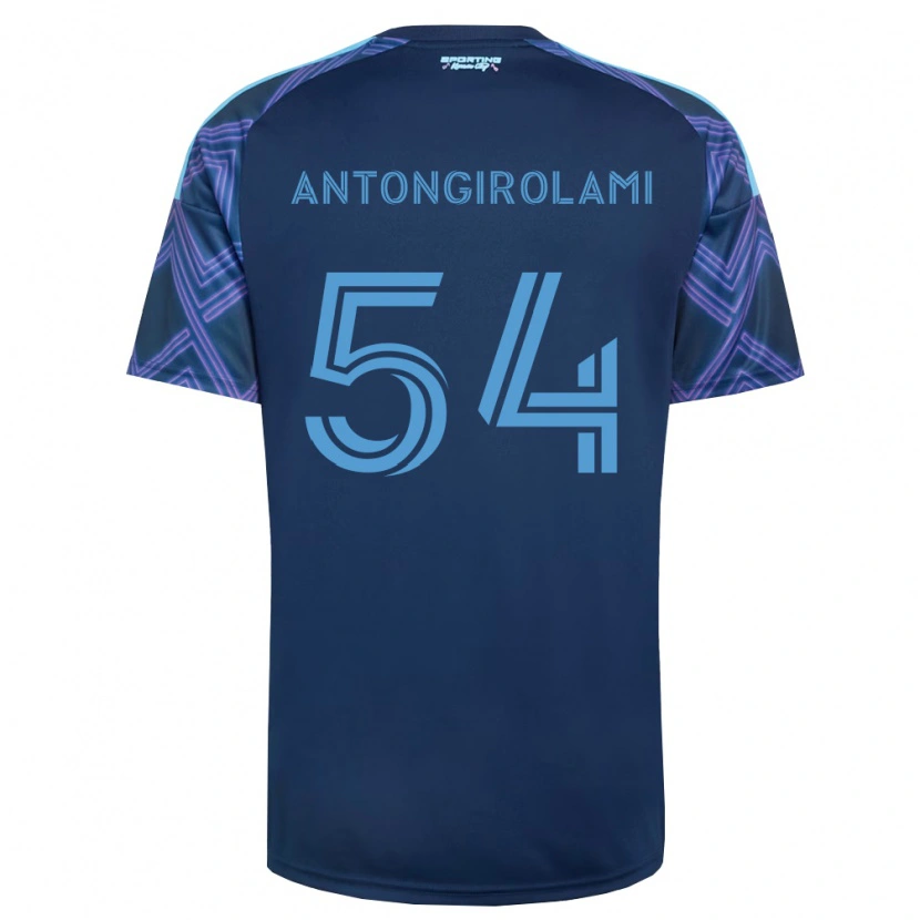 Danxen Kinder Luca Antongirolami #54 Königsblau Violett Auswärtstrikot Trikot 2026/27 T-Shirt Österreich