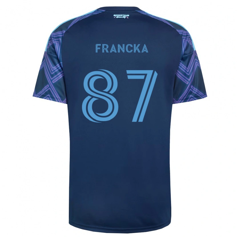 Danxen Kinder Jack Francka #87 Königsblau Violett Auswärtstrikot Trikot 2026/27 T-Shirt Österreich