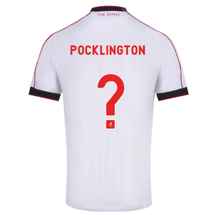 Danxen Kinder Max Pocklington #0 Schwarz Rot Weiß Auswärtstrikot Trikot 2026/27 T-Shirt Österreich