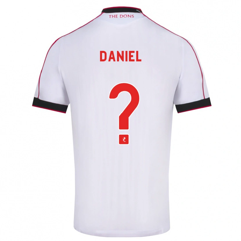 Danxen Kinder Holly Daniel #0 Schwarz Rot Weiß Auswärtstrikot Trikot 2026/27 T-Shirt Österreich