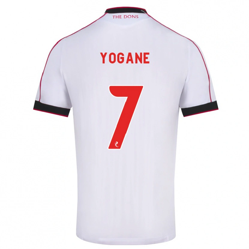 Danxen Kinder Tony Yogane #7 Schwarz Rot Weiß Auswärtstrikot Trikot 2026/27 T-Shirt Österreich