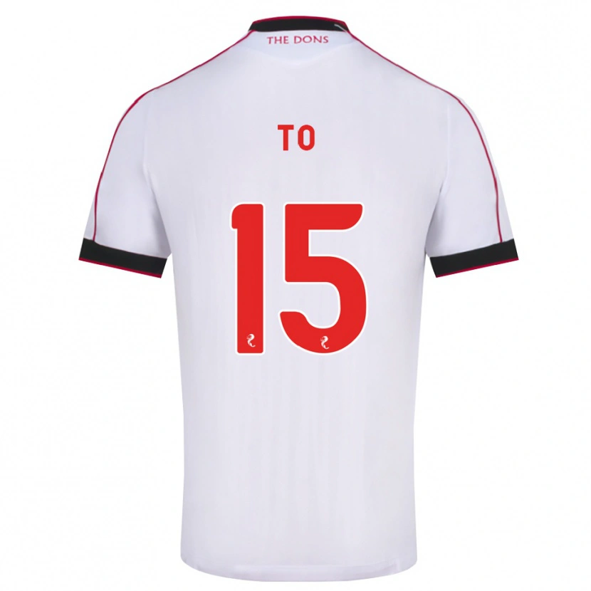 Danxen Kinder Zack To #15 Schwarz Rot Weiß Auswärtstrikot Trikot 2026/27 T-Shirt Österreich