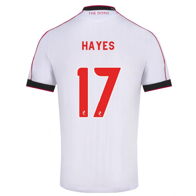 Danxen Kinder Jonny Hayes #17 Schwarz Rot Weiß Auswärtstrikot Trikot 2026/27 T-Shirt Österreich