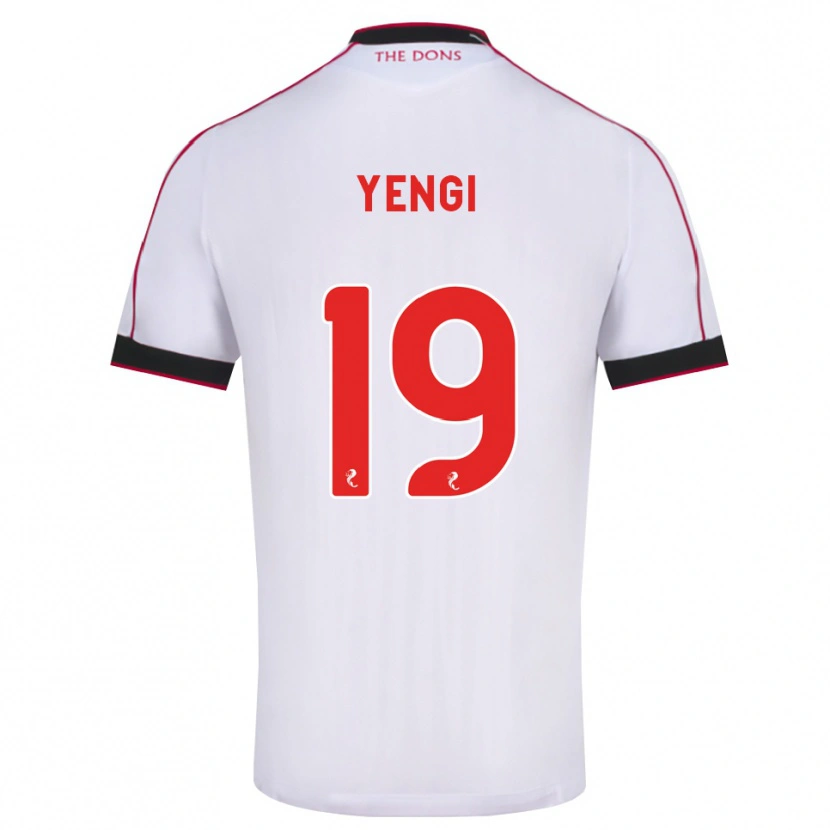 Danxen Kinder Kusini Yengi #19 Schwarz Rot Weiß Auswärtstrikot Trikot 2026/27 T-Shirt Österreich