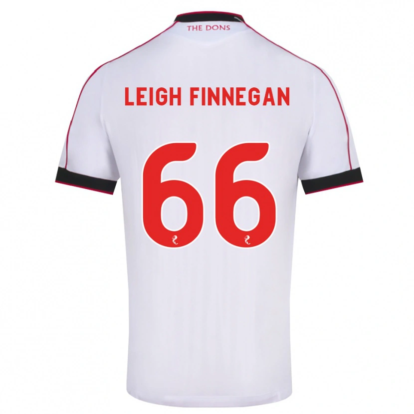 Danxen Kinder Toni Leigh Finnegan #66 Schwarz Rot Weiß Auswärtstrikot Trikot 2026/27 T-Shirt Österreich