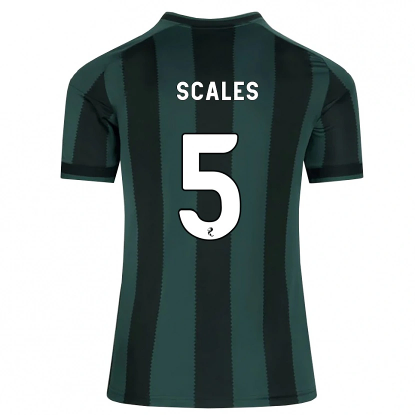 Danxen Kinder Liam Scales #5 Dunkles Schiefergrau Schwarz Auswärtstrikot Trikot 2026/27 T-Shirt Österreich