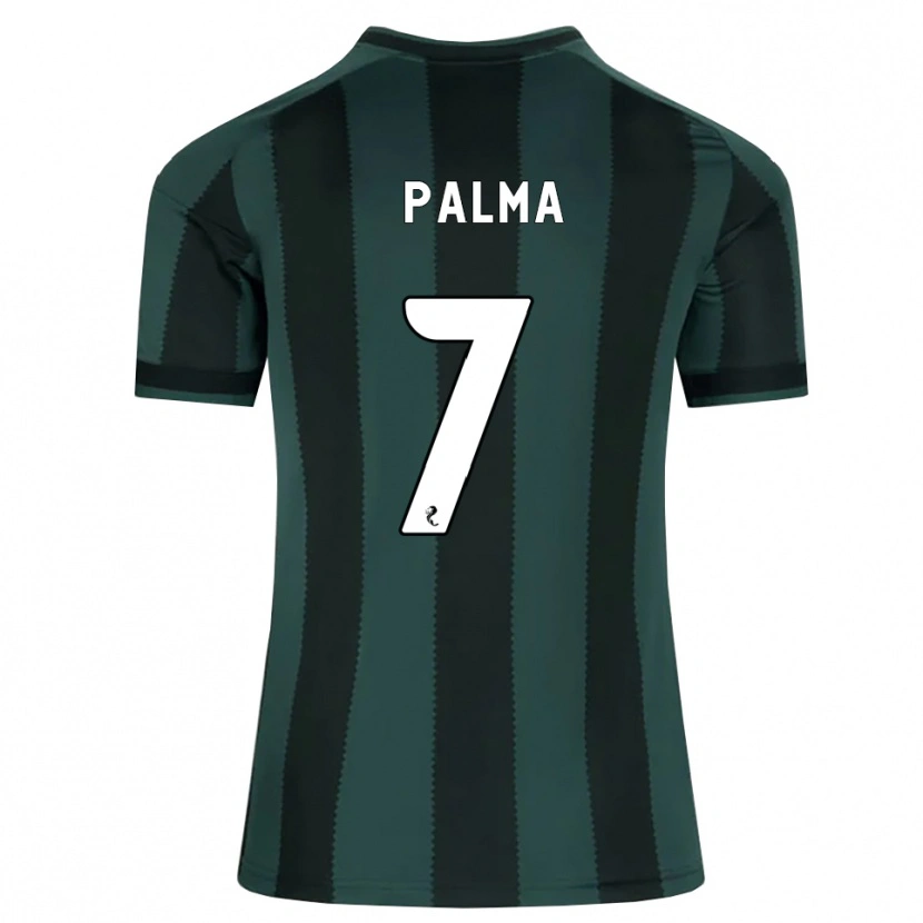 Danxen Kinder Luis Palma #7 Dunkles Schiefergrau Schwarz Auswärtstrikot Trikot 2026/27 T-Shirt Österreich