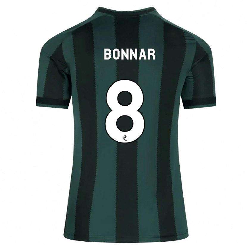 Danxen Kinder Jude Bonnar #8 Dunkles Schiefergrau Schwarz Auswärtstrikot Trikot 2026/27 T-Shirt Österreich