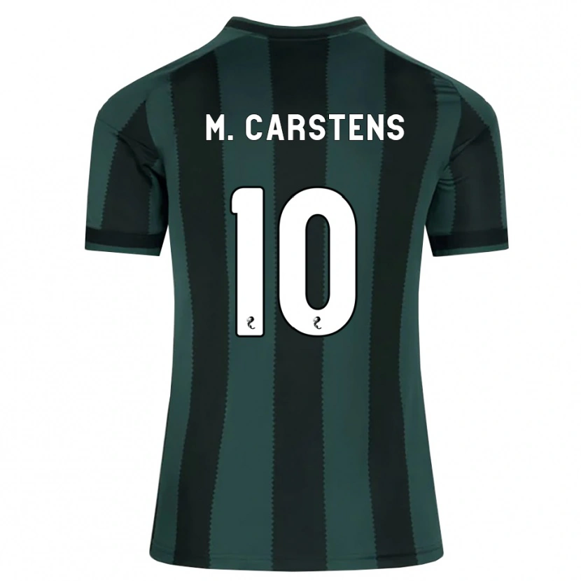 Danxen Kinder Mathilde Carstens #10 Dunkles Schiefergrau Schwarz Auswärtstrikot Trikot 2026/27 T-Shirt Österreich