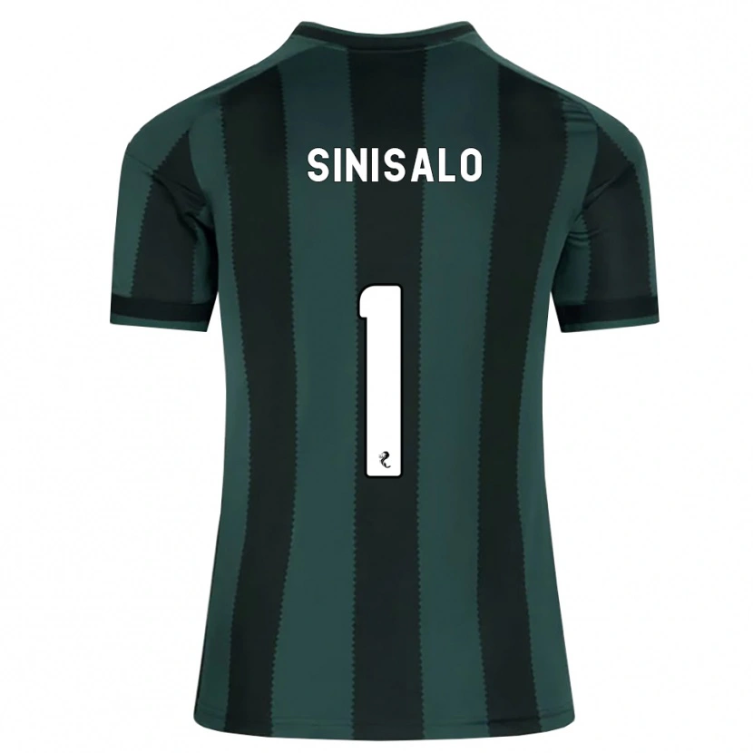Danxen Kinder Viljami Sinisalo #1 Dunkles Schiefergrau Schwarz Auswärtstrikot Trikot 2026/27 T-Shirt Österreich