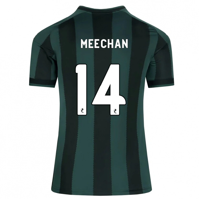 Danxen Kinder Nathan Meechan #14 Dunkles Schiefergrau Schwarz Auswärtstrikot Trikot 2026/27 T-Shirt Österreich