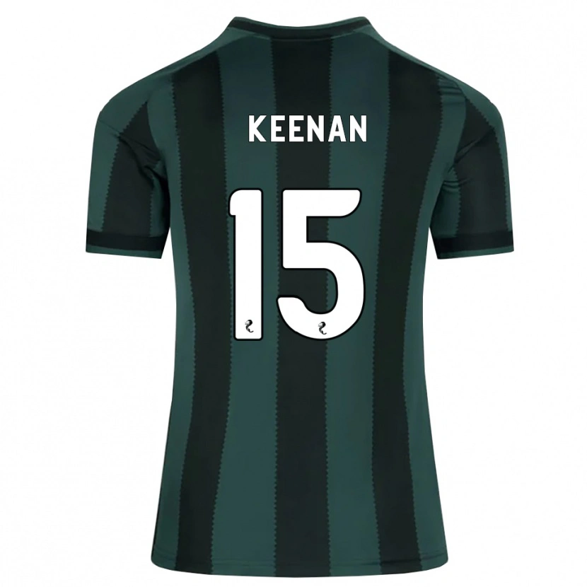 Danxen Kinder Calvin Keenan #15 Dunkles Schiefergrau Schwarz Auswärtstrikot Trikot 2026/27 T-Shirt Österreich