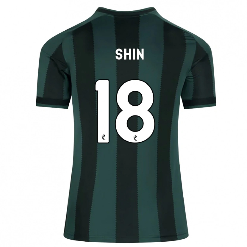 Danxen Kinder Shin Yamada #18 Dunkles Schiefergrau Schwarz Auswärtstrikot Trikot 2026/27 T-Shirt Österreich