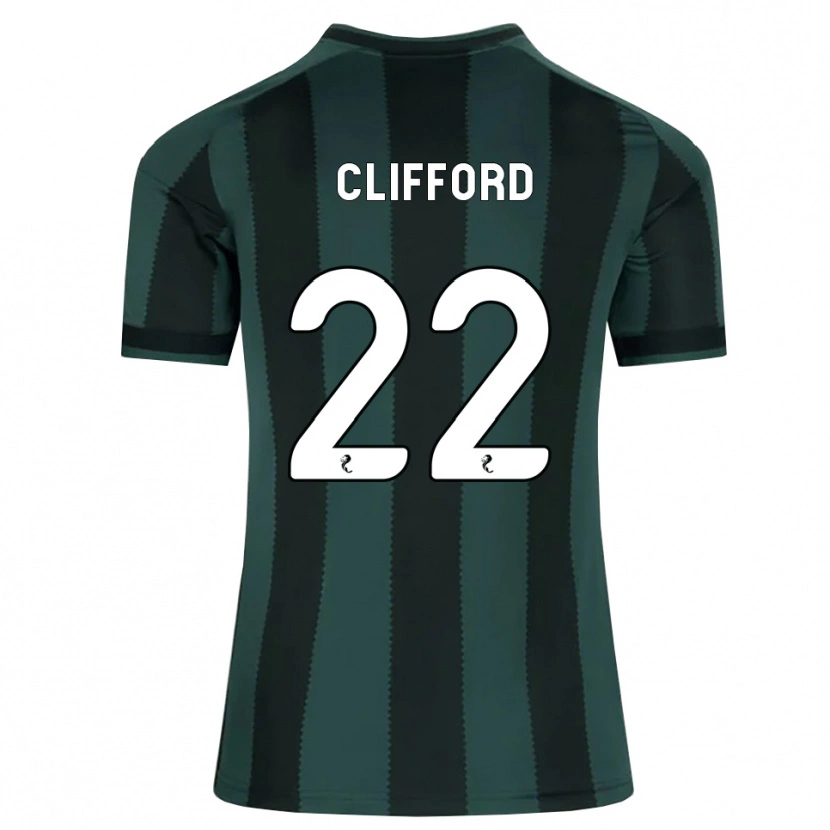 Danxen Kinder Lucy Ashworth-Clifford #22 Dunkles Schiefergrau Schwarz Auswärtstrikot Trikot 2026/27 T-Shirt Österreich