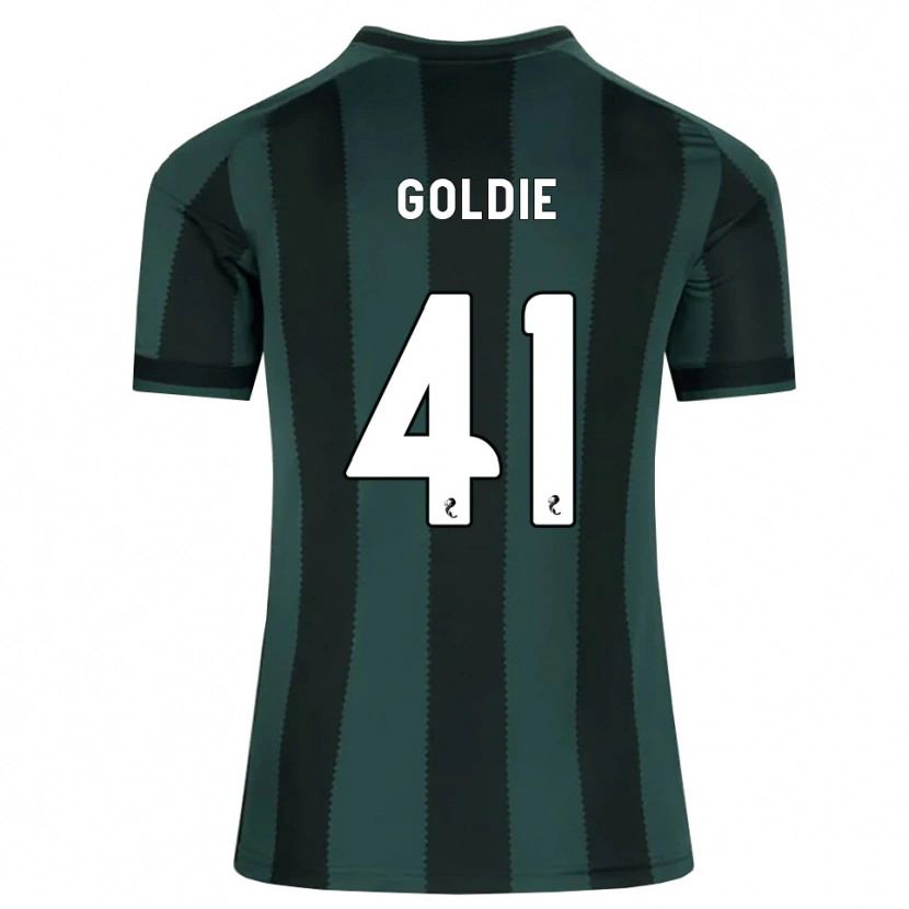 Danxen Kinder Clare Goldie #41 Dunkles Schiefergrau Schwarz Auswärtstrikot Trikot 2026/27 T-Shirt Österreich