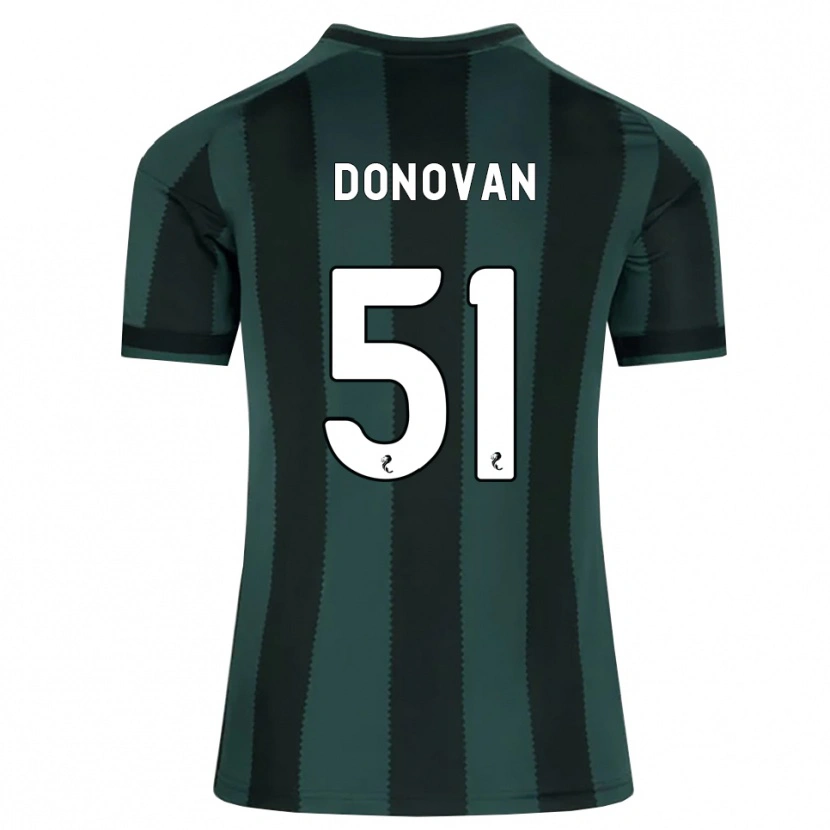 Danxen Kinder Colby Donovan #51 Dunkles Schiefergrau Schwarz Auswärtstrikot Trikot 2026/27 T-Shirt Österreich