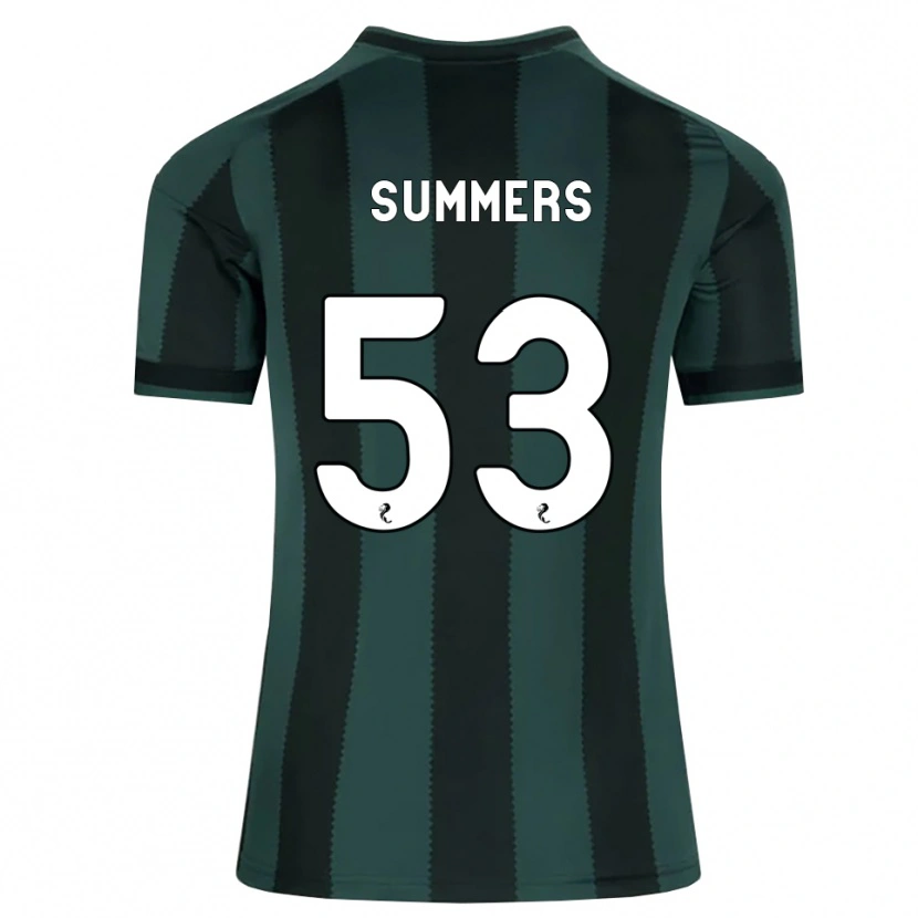 Danxen Kinder Ben Summers #53 Dunkles Schiefergrau Schwarz Auswärtstrikot Trikot 2026/27 T-Shirt Österreich
