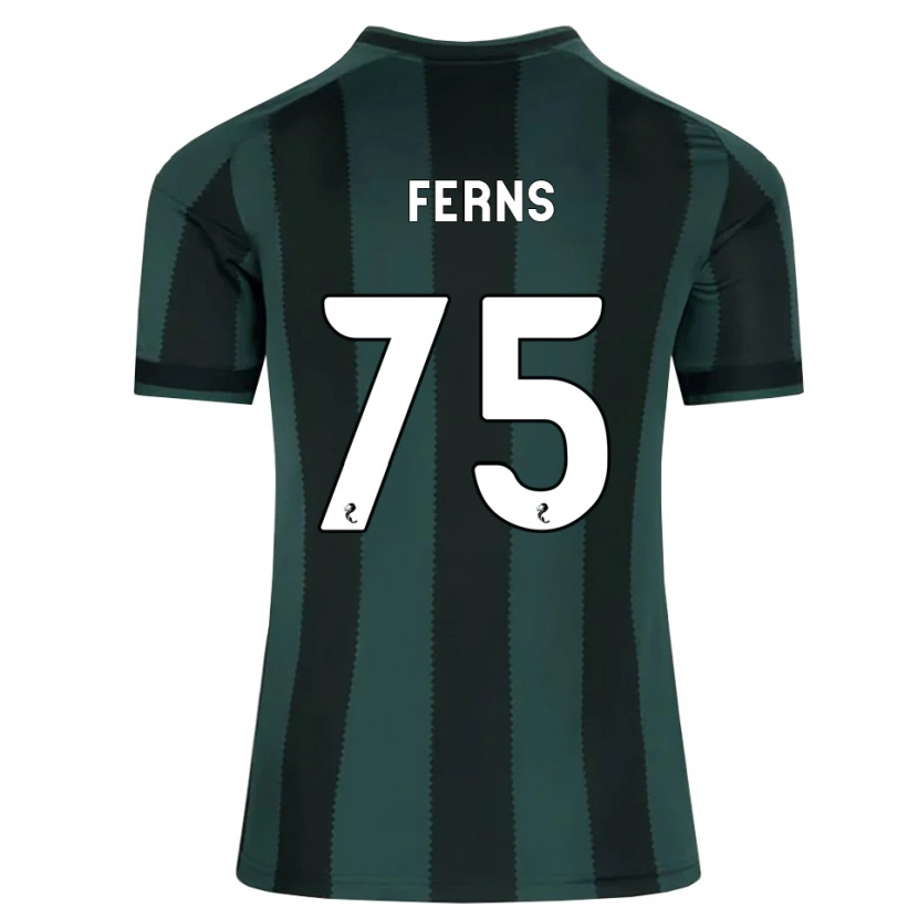 Danxen Kinder Ronan Ferns #75 Dunkles Schiefergrau Schwarz Auswärtstrikot Trikot 2026/27 T-Shirt Österreich