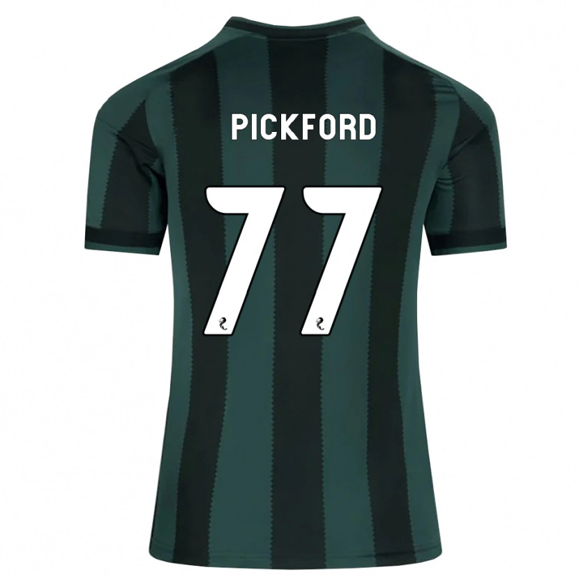 Danxen Kinder Tom Pickford #77 Dunkles Schiefergrau Schwarz Auswärtstrikot Trikot 2026/27 T-Shirt Österreich