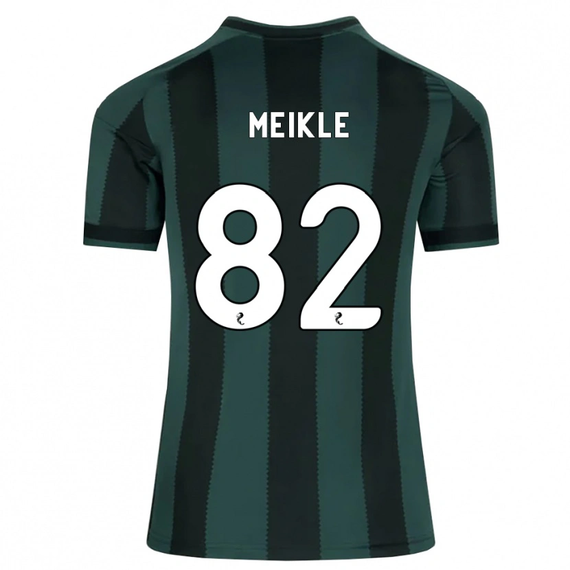 Danxen Kinder Jamie Meikle #82 Dunkles Schiefergrau Schwarz Auswärtstrikot Trikot 2026/27 T-Shirt Österreich