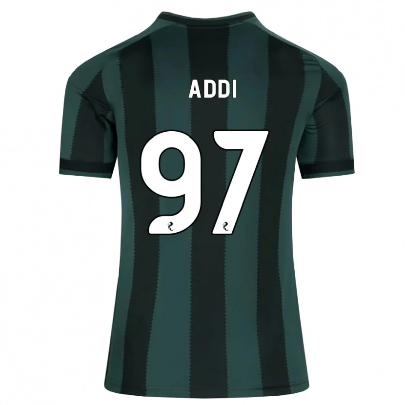 Danxen Kinder Imane Addi #97 Dunkles Schiefergrau Schwarz Auswärtstrikot Trikot 2026/27 T-Shirt Österreich