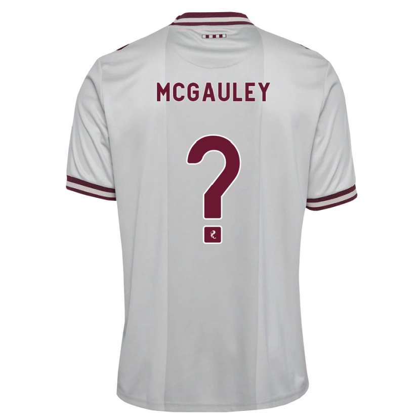 Danxen Kinder Carson Mcgauley #0 Weiß Burgunder Auswärtstrikot Trikot 2026/27 T-Shirt Österreich